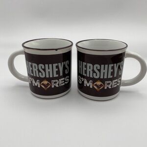 Hershey’s S’mores Coffee Mug Set of 2 Galerie Chocolate Cocoa 12 Oz each